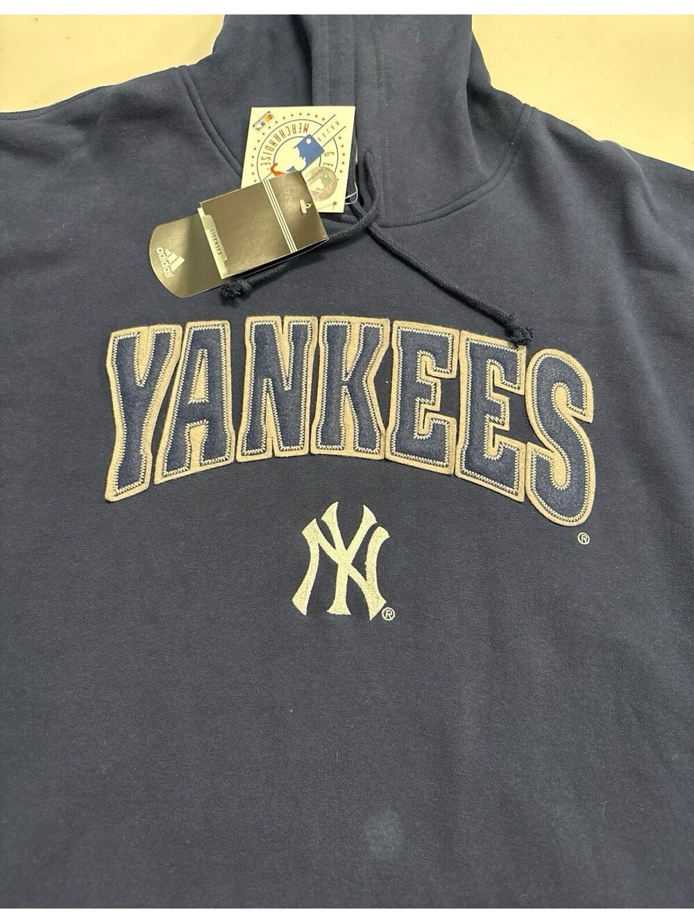 Adidas New York Yankees Hoodie Men's XXL Navy NWT MLB Genuine Merchandise